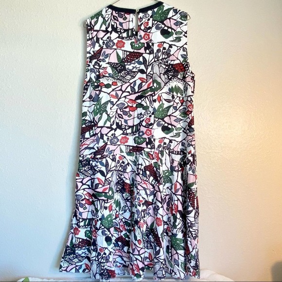 NWT Ted Baker Bias Cut Drop Waist Floral Dress - Picture 5 of 10